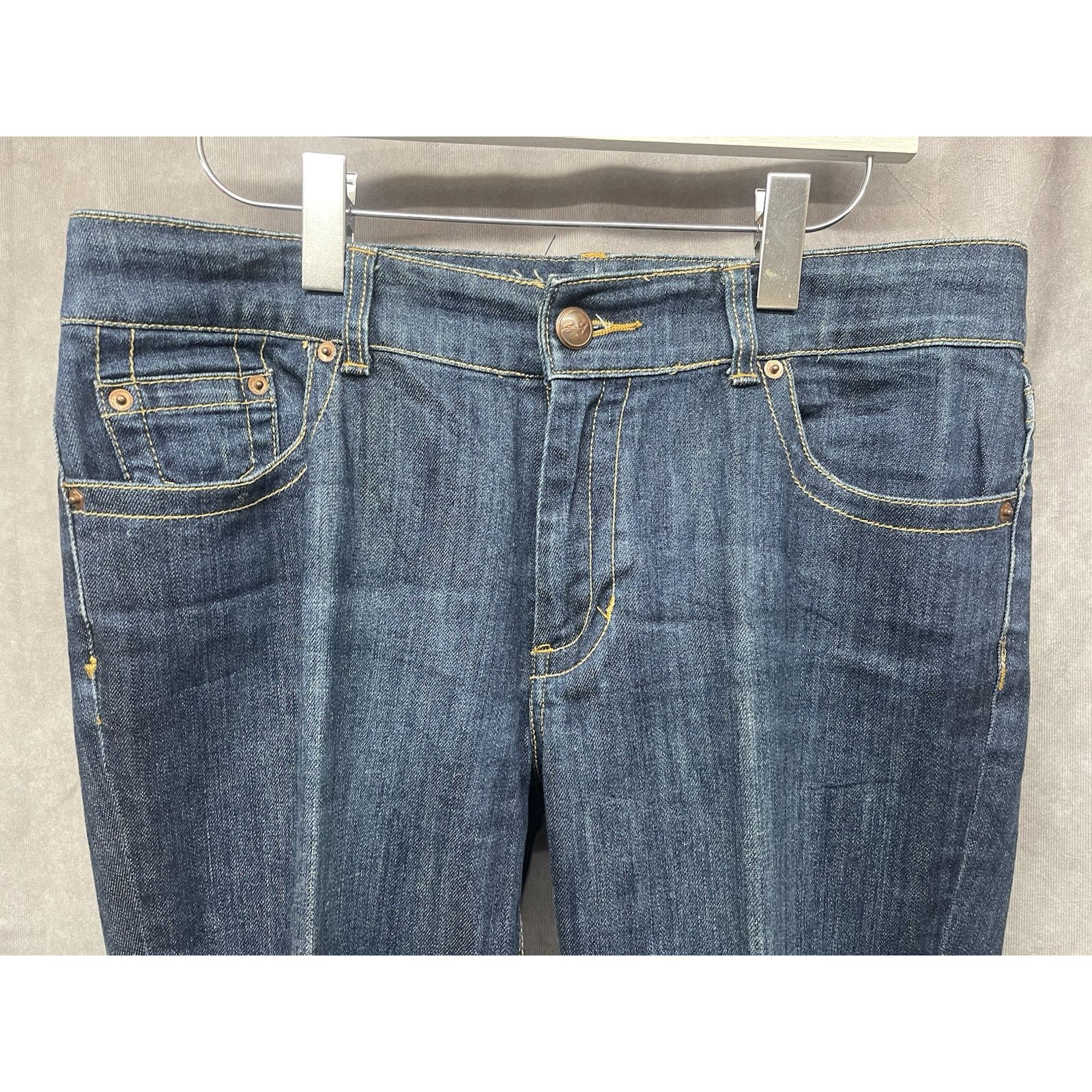 Other Seven7 Slim Straight Jeans Women Sz 10 / 29 Waist Blue Mediu Size 32" / US 10 / IT 46 - 8 Thumbnail