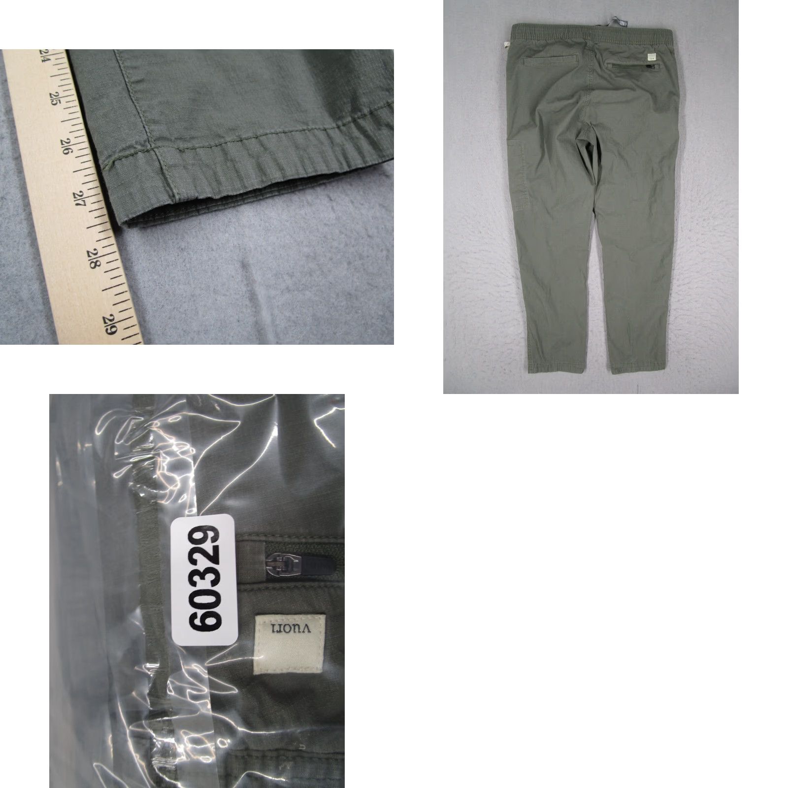 Vuori Vuori Pants Women Medium Green Ripstop Organic Cotton VW401 Active Work 30x27 Size 32" / US 10 / IT 46 - 8 Thumbnail