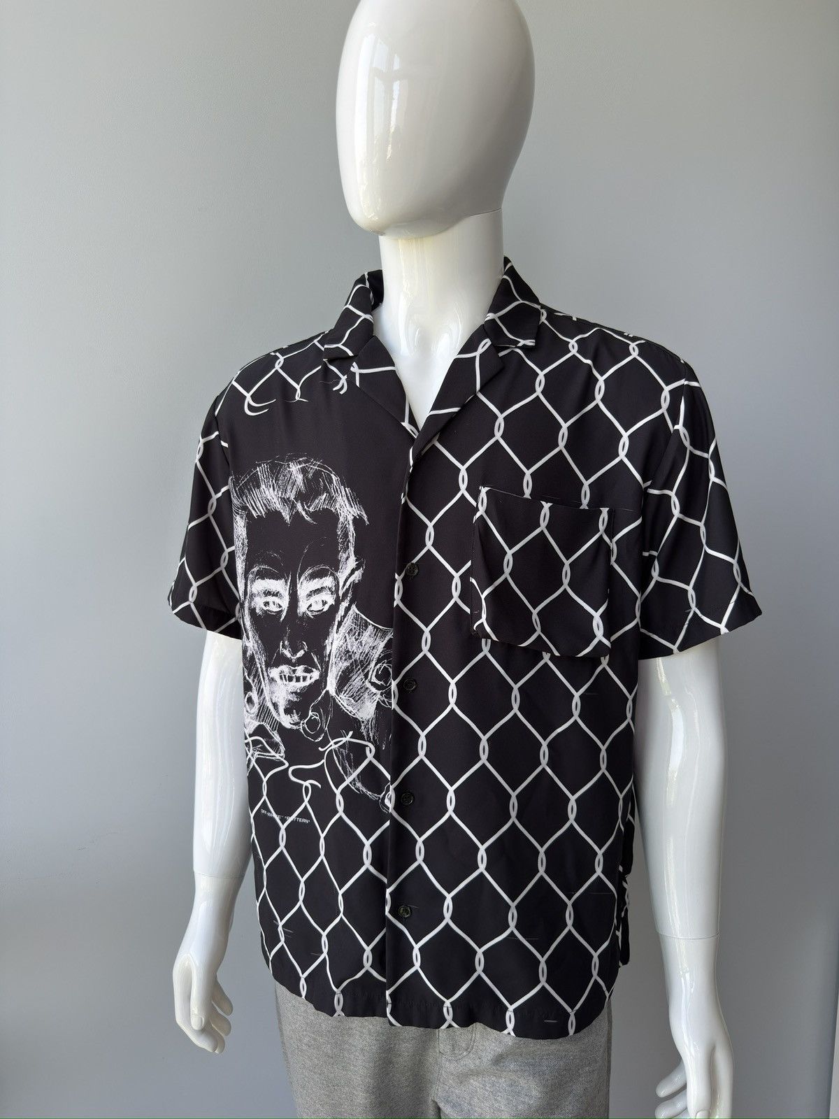 Off-White Off White Broken Fences Collar Shirt Size US M / EU 48-50 / 2 - 3 Thumbnail