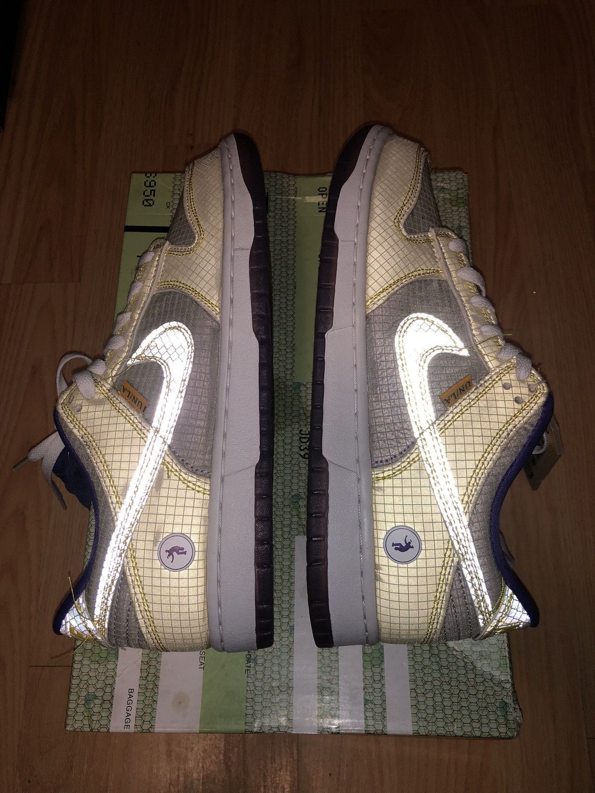 Nike Nike Dunk Low Union Passport Pack Court Purple - Size 9.5 Size US 9.5 / EU 42-43 - 7 Thumbnail
