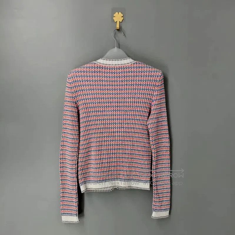 Chanel Chanel Pink Wool Women's Cardigan . Size L / US 10 / IT 46 - 2 Thumbnail