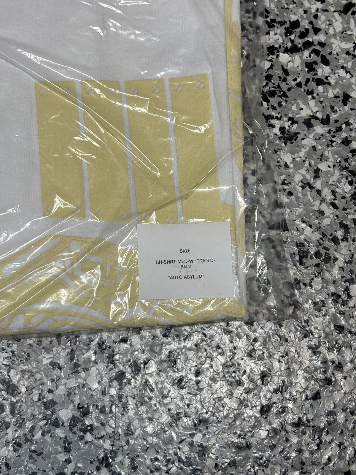 Billy Hill 2022 Billy Hill White/Gold “Auto Asylum” T-Shirt Size M Size US M / EU 48-50 / 2 - 7 Thumbnail