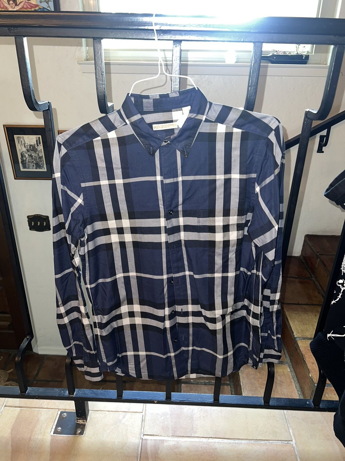 Burberry Burberry Blue Button Up Size US S / EU 44-46 / 1 - 1 Thumbnail