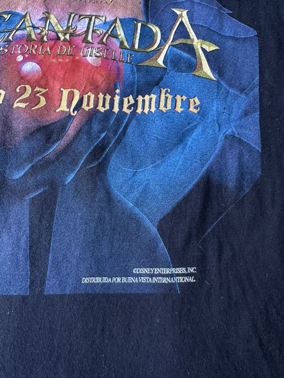 Disney Rare!! Disney Enchanted Movie Promo 2007s Tee Size US M / EU 48-50 / 2 - 5 Thumbnail