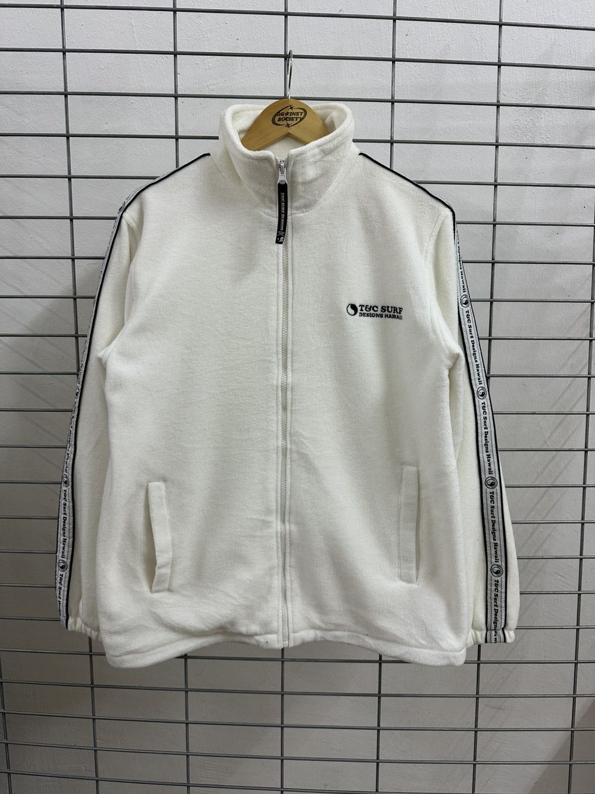 Other Rare Beauty T&C Surf Design Hawaii Side Tape Fleece Jacket Size US M / EU 48-50 / 2 - 1 Thumbnail