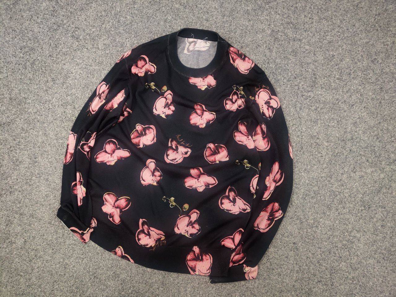 Paul Smith Paul Smith Orchid Logo Cotton Jumper Crew Neck Sweatshirt Size US S / EU 44-46 / 1 - 5 Thumbnail