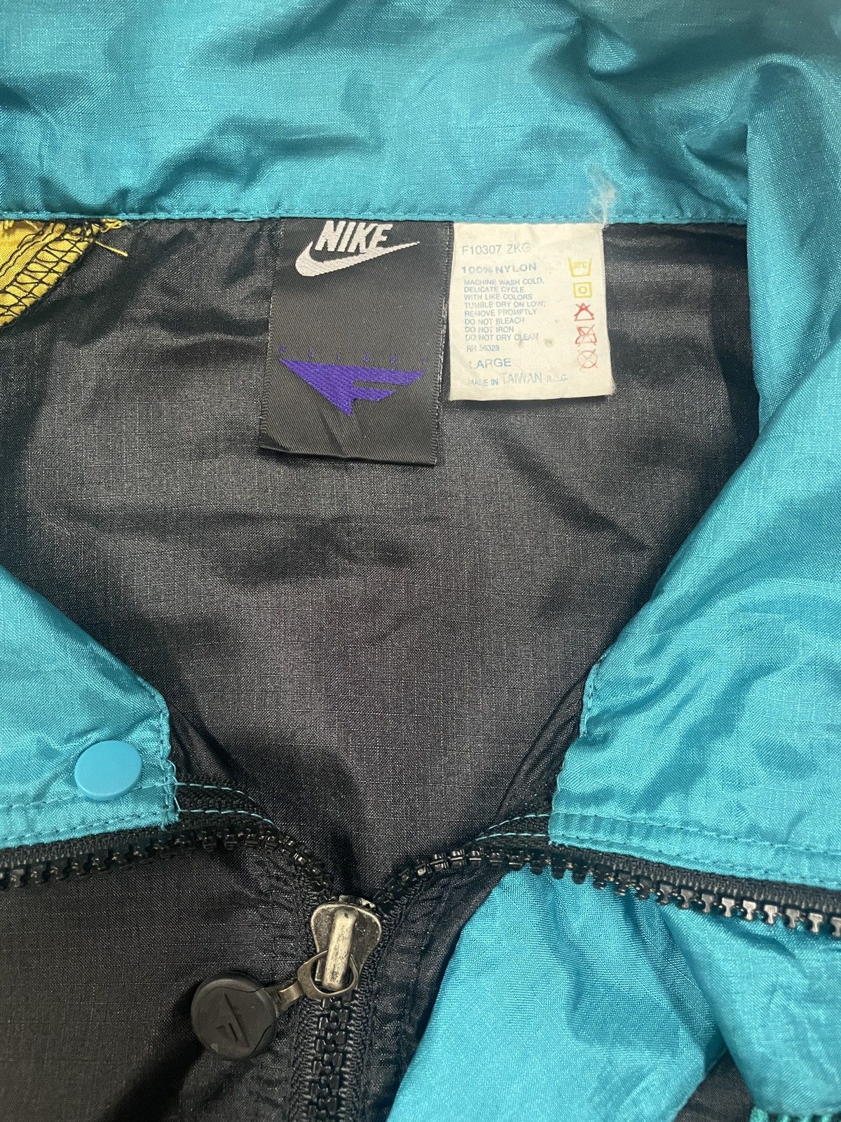Nike × Vintage Vintage nike flight windbreaker jacket Size US L / EU 52-54 / 3 - 3 Thumbnail