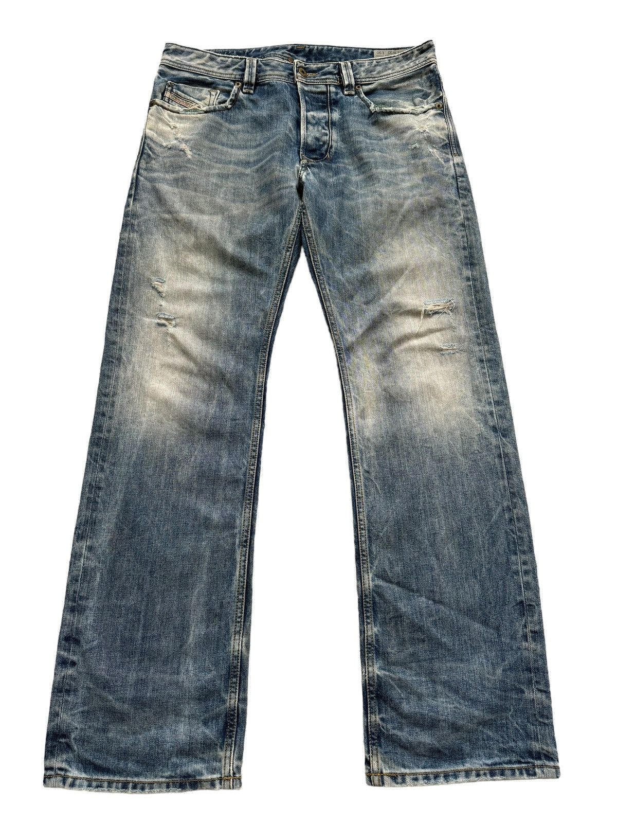 Diesel Vintage Diesel Industry Distressd Clawmark Jeans Size US 34 / EU 50 - 2 Thumbnail