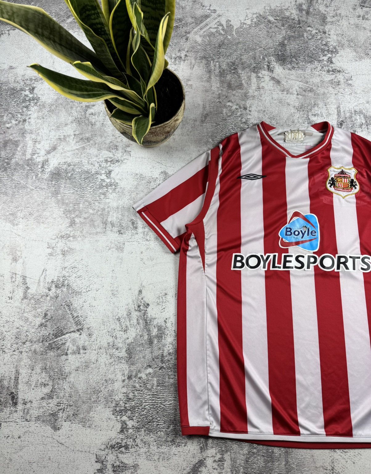 Umbro Sunderland 2009/2010 Home Soccer Umbro Football Jersey Blockcore T Shirt Tee Size US L / EU 52-54 / 3 - 2 Thumbnail