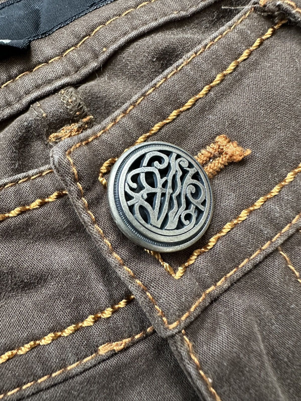 Obelisk 00's Le.Synchronicity paneled rustic tribe denim Size US 30 / EU 46 - 22 Thumbnail