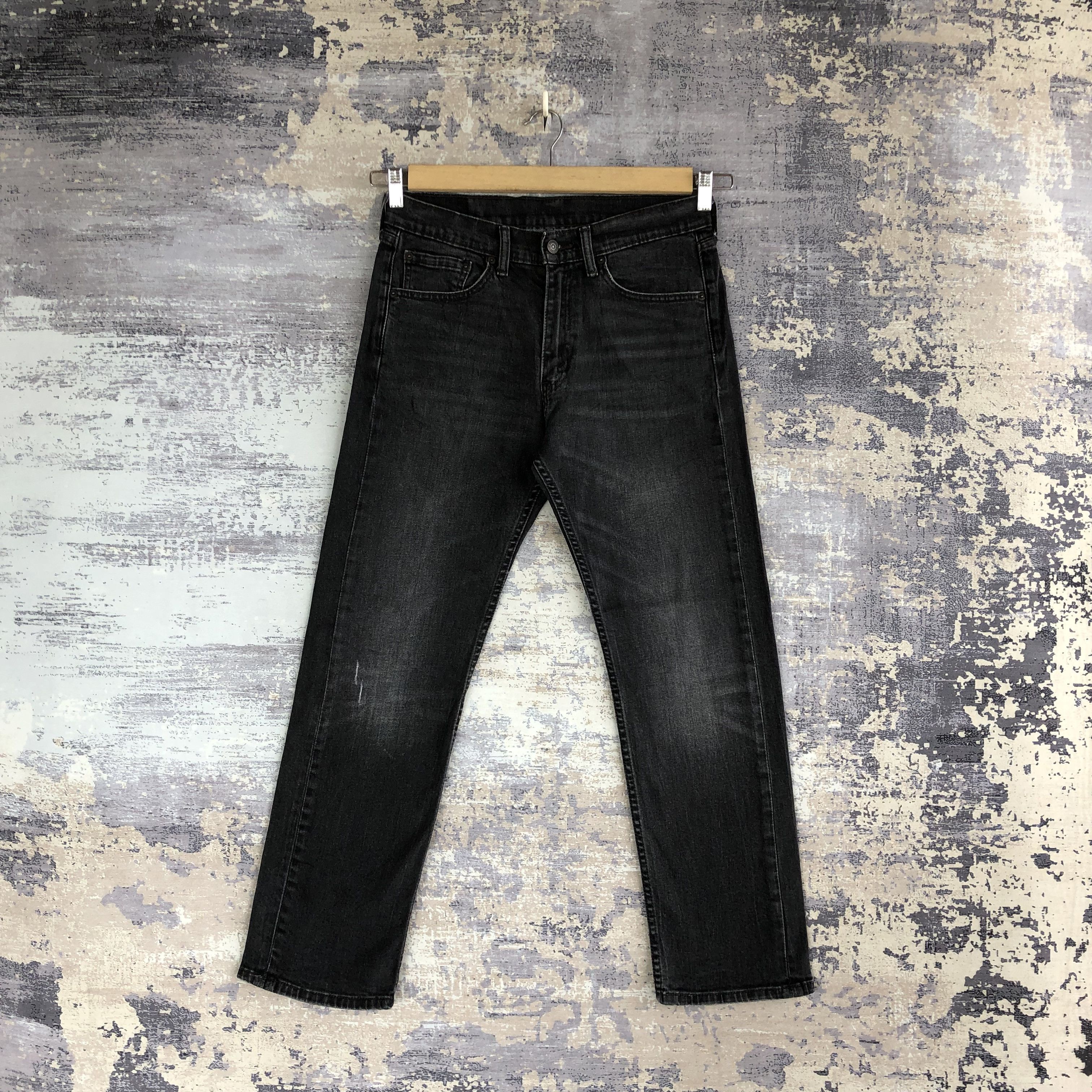 Levi's × Vintage Vintage Levis 505 Faded Black Jeans Levi's Distressed Denim Size US 30 / EU 46 - 1 Thumbnail