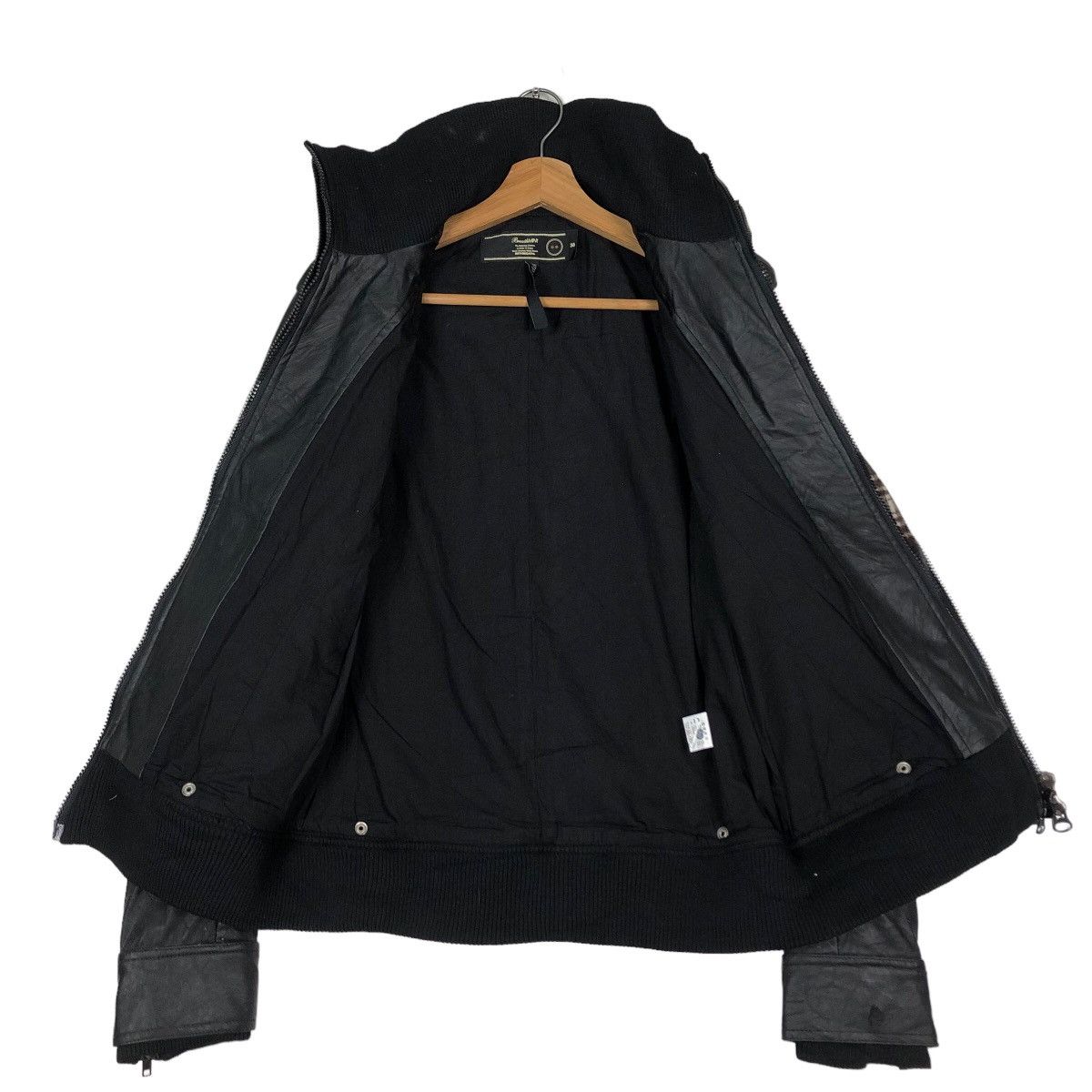 Japanese Brand 🔥Vintage Biker Jacket Leather Handling BreathMint Tartan Size US M / EU 48-50 / 2 - 13 Thumbnail