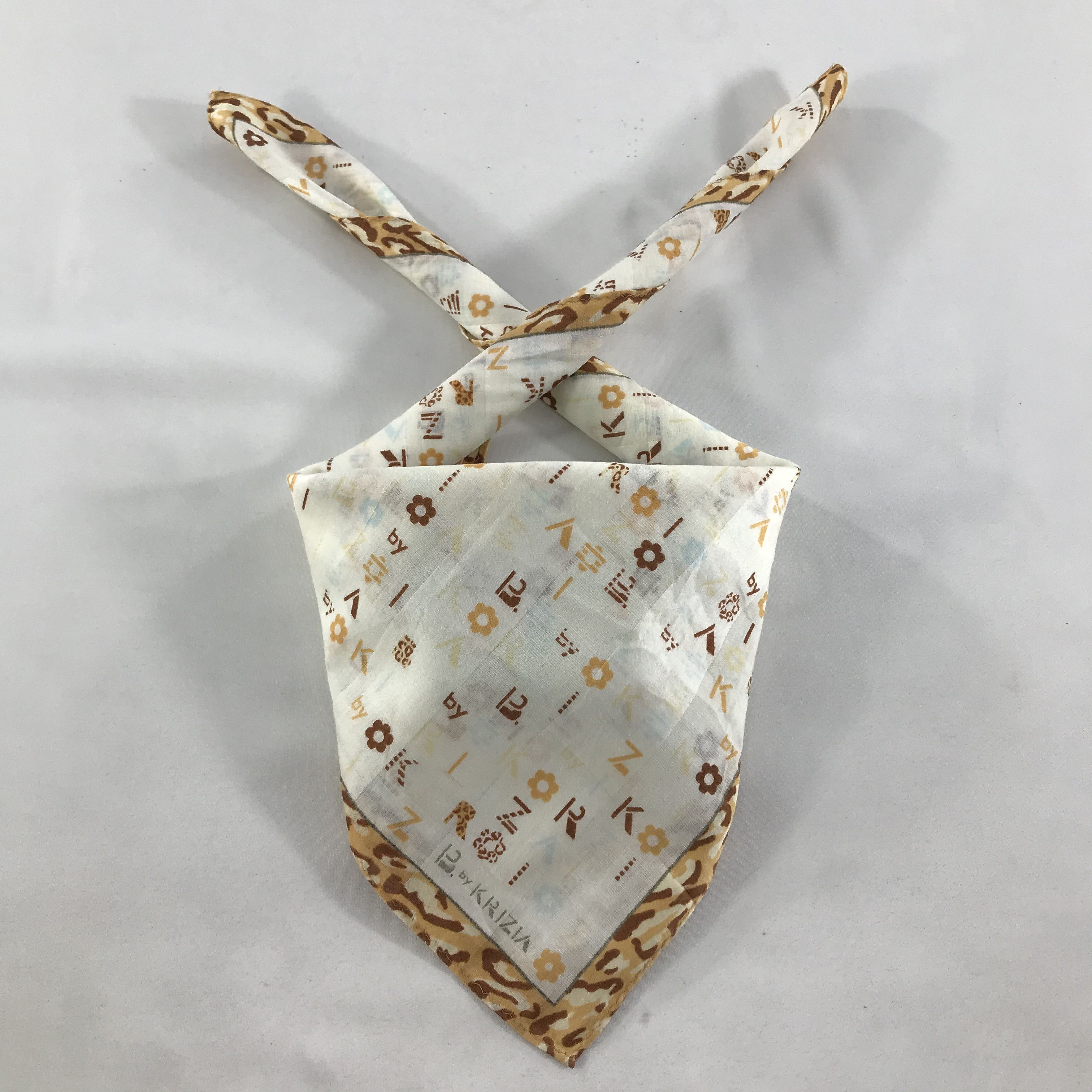 Krizia Uomo × Vintage Krizia Uomo Bandana / Handkerchief / Neckerchief - S1580 Size ONE SIZE - 3 Thumbnail