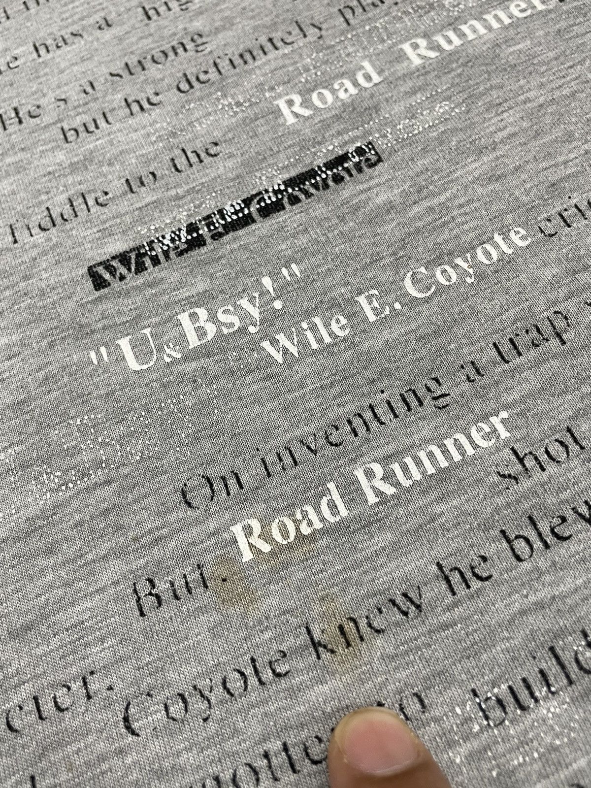 Japanese Brand Full Print Road Runner Wile E.Coyote Bunny Size US M / EU 48-50 / 2 - 8 Thumbnail