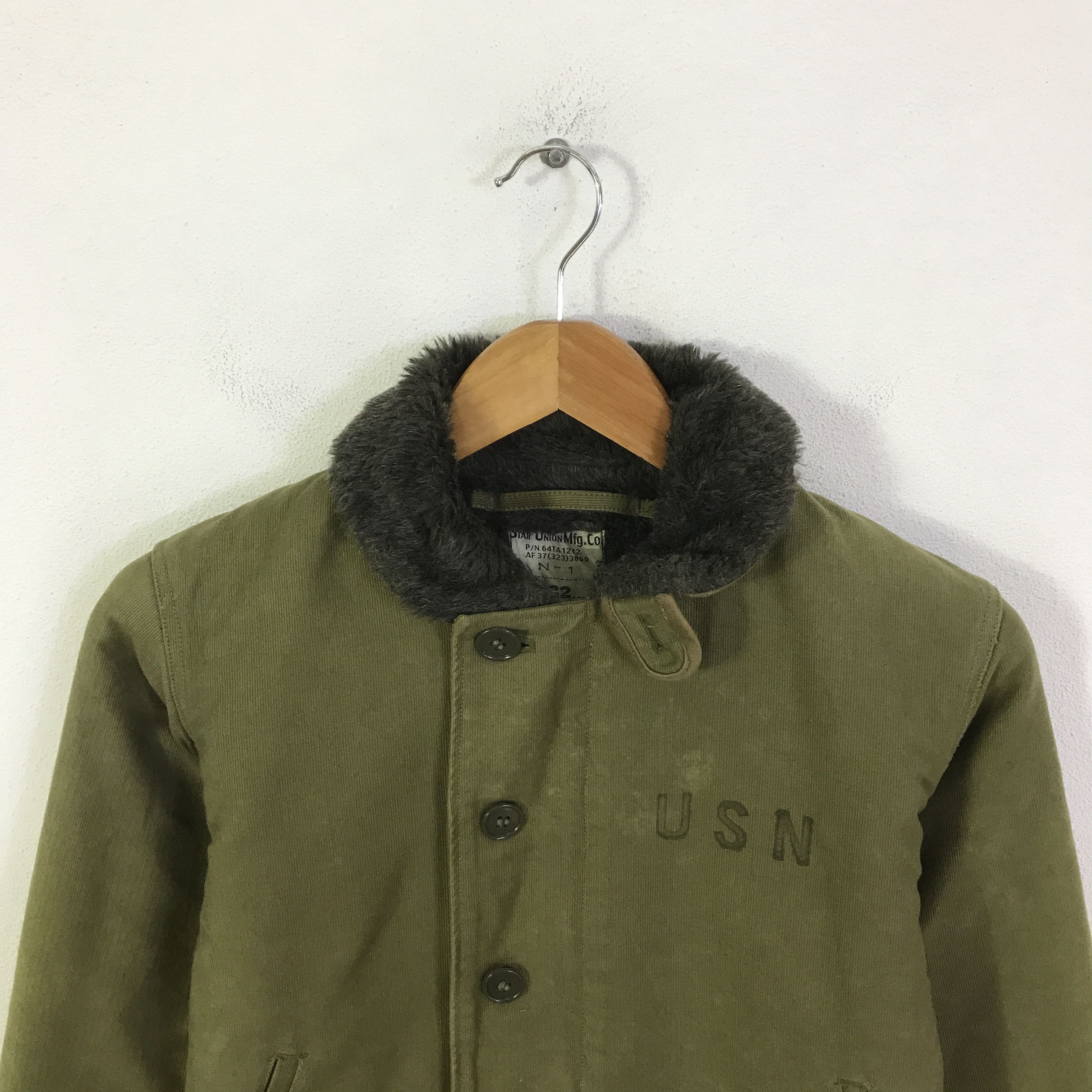Vintage Vintage Usn star union mfg jacket K115B11 Size US S / EU 44-46 / 1 - 2 Thumbnail