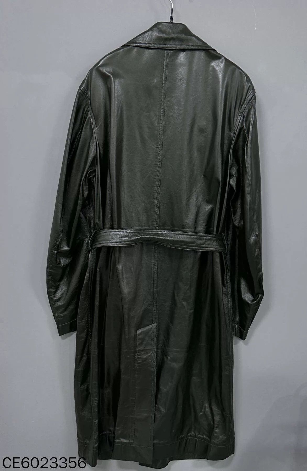 Bottega Veneta Bottega Veneta Dark Green Lambskin Coat 46 Size US S / EU 44-46 / 1 - 3 Thumbnail