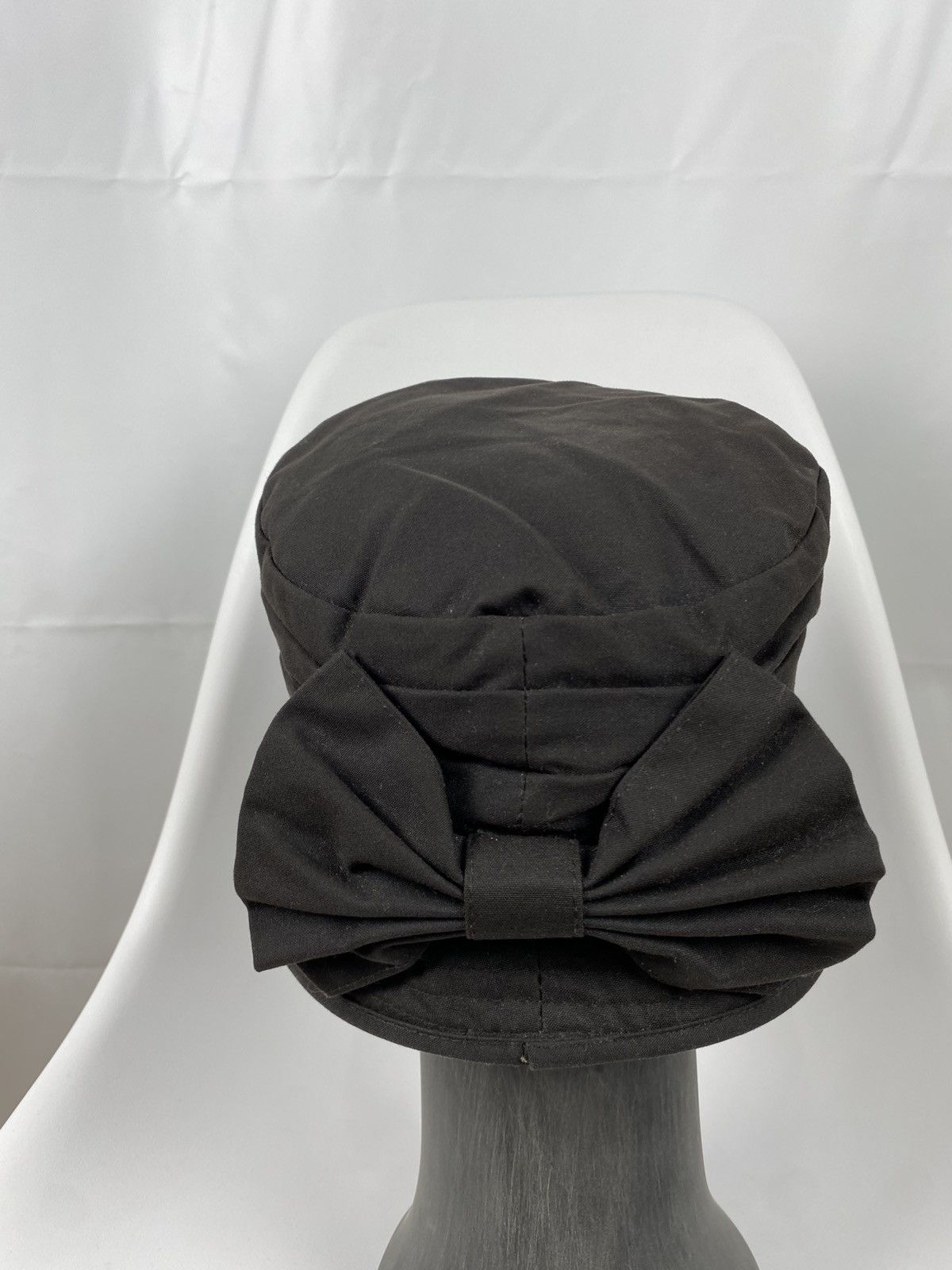 Dents Dents Waxed Cotton Hat With Bow One Size Size ONE SIZE - 3 Thumbnail