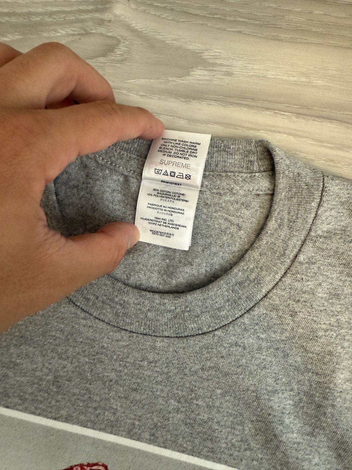 Supreme Supreme Playboi Carti Photo Tee - Grey Size US M / EU 48-50 / 2 - 5 Thumbnail