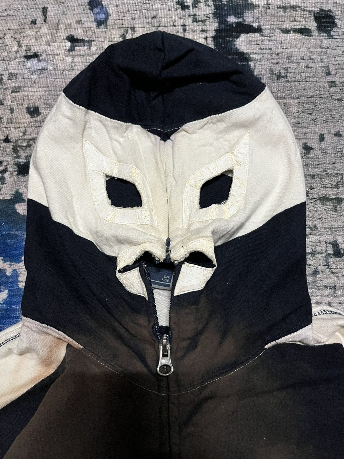 PPFM 🔥RARE PPFM PUNK JAIL STYLE ZIPPER HOODIE Size US L / EU 52-54 / 3 - 6 Thumbnail