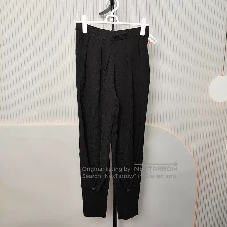 Louis Vuitton Louis Vuitton Long black gauze trousers Size US 34 / EU 50 - 2 Thumbnail