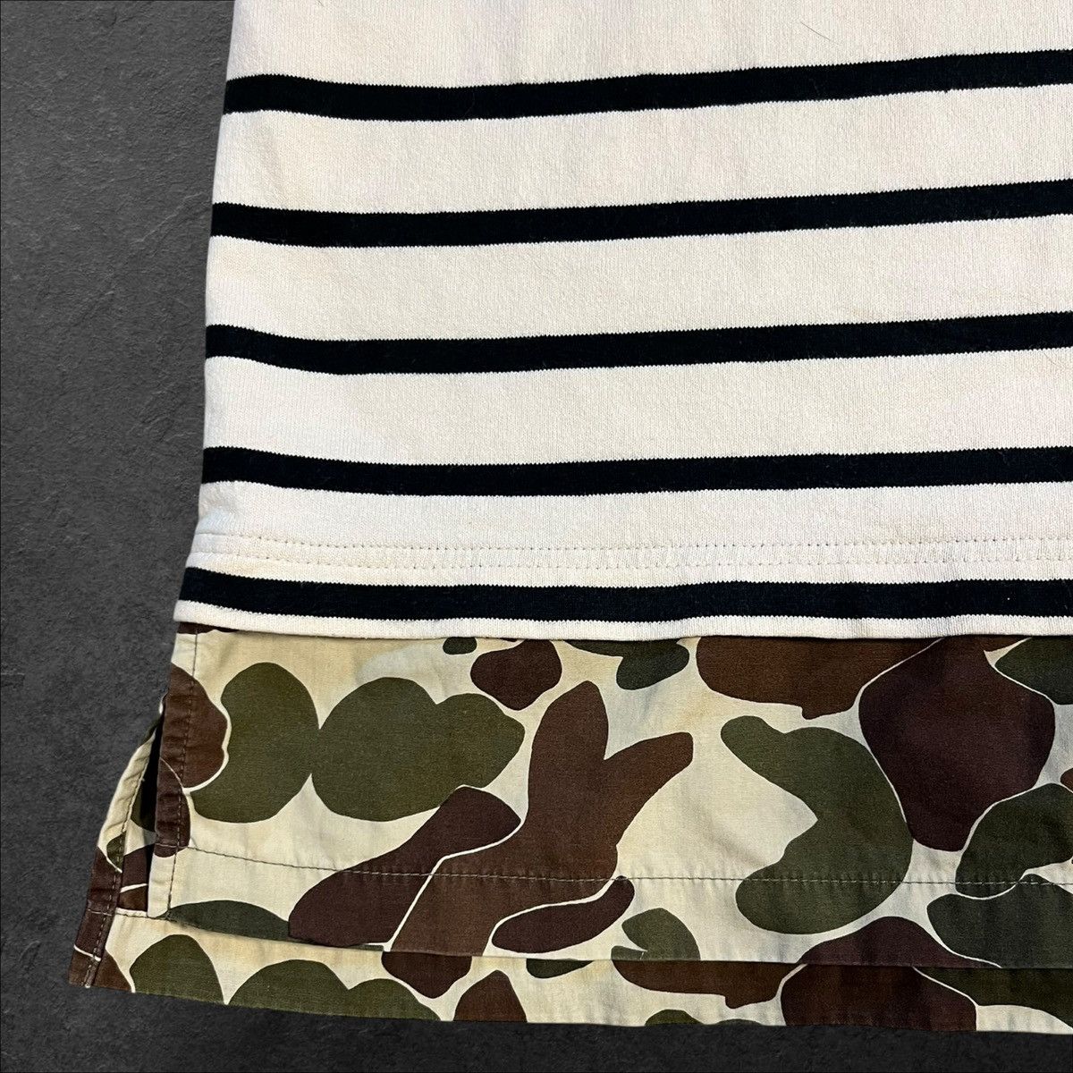 Comme des Garcons Comme Des Garçons Homme long sleeve stripe camo t-shirt Size US M / EU 48-50 / 2 - 4 Thumbnail