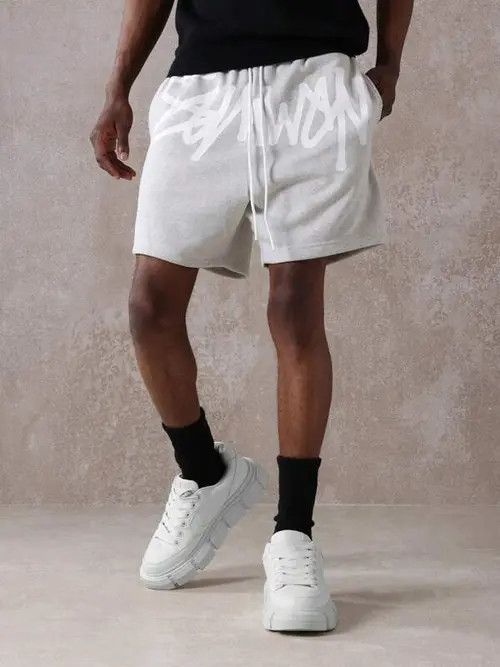 Jean Graphic DRIP Y2k Shorts drill Size US 32 / EU 48 - 1 Thumbnail