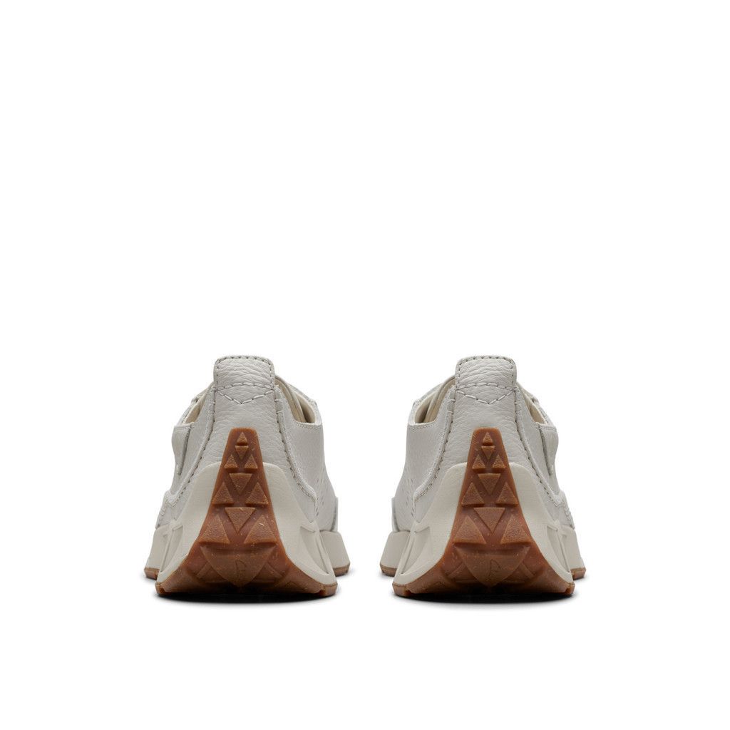 Clarks Clarks Mens Craft Speed Sneakers - White Leather Size US 9 / EU 42 - 5 Thumbnail