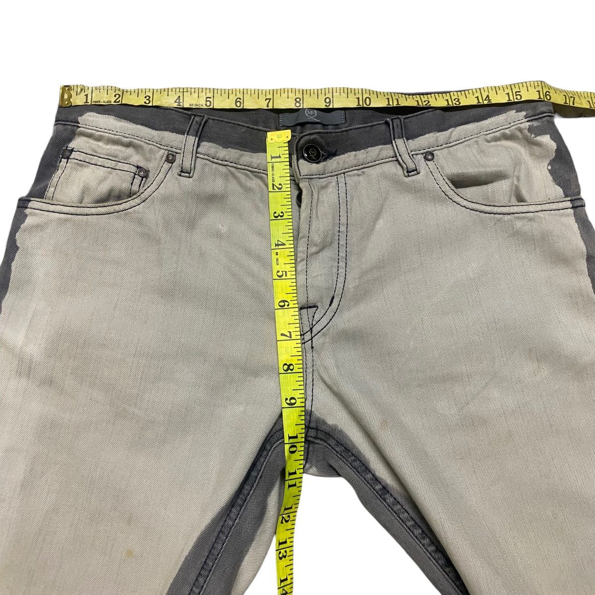 Alexander McQueen Alexander McQueen Denim Jeans Two Tone Size US 31 - 23 Thumbnail