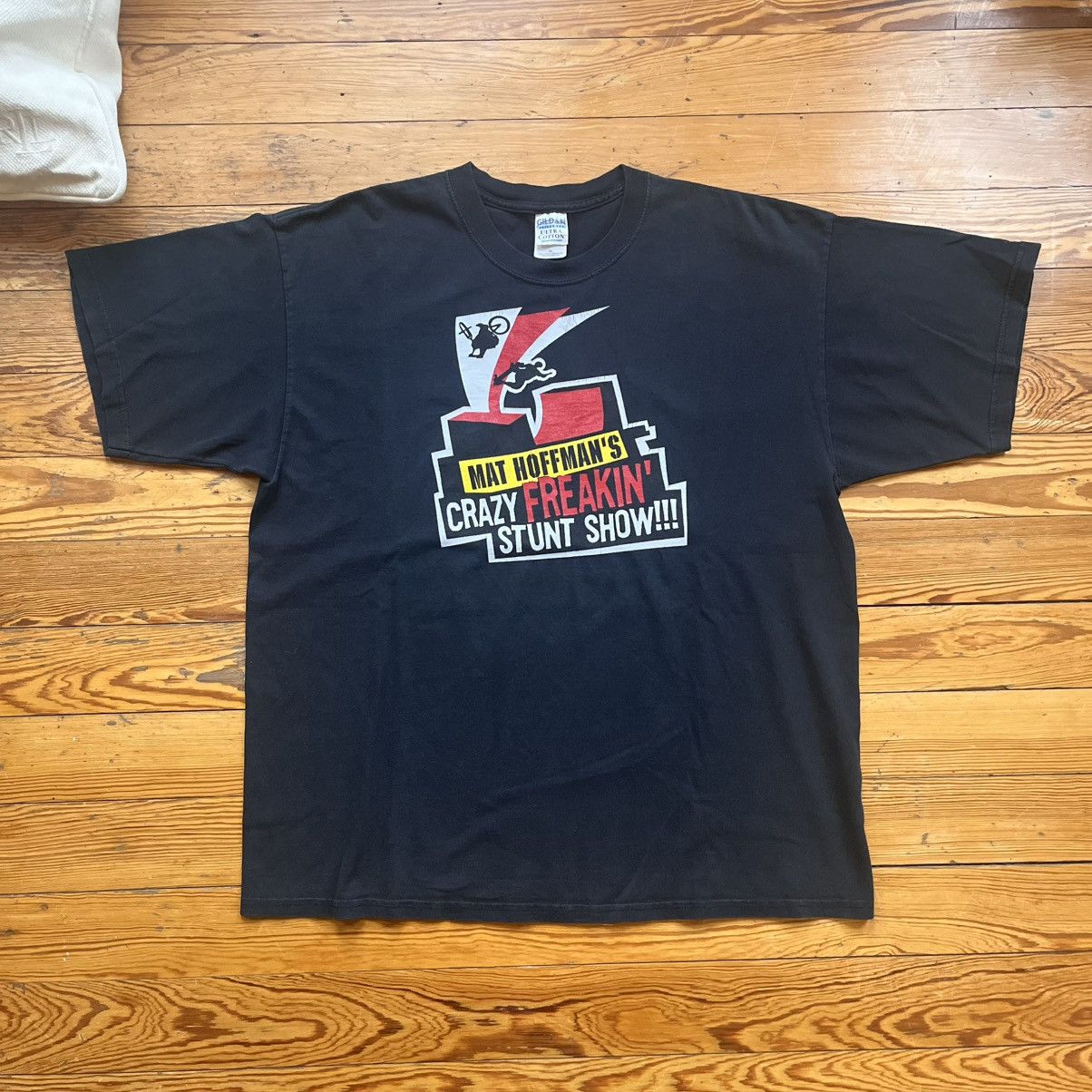 Vintage Vintage Mat Hoffman Crazy Bmx Tour Jackass CKY XL Shirt rare Size US XL / EU 56 / 4 - 1 Thumbnail