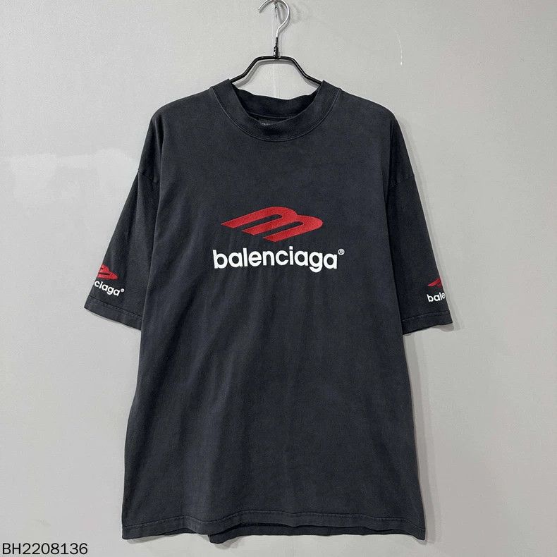 Balenciaga Balenciaga 3B Embroidered Logo Short Sleeve Size US M / EU 48-50 / 2 - 1 Thumbnail
