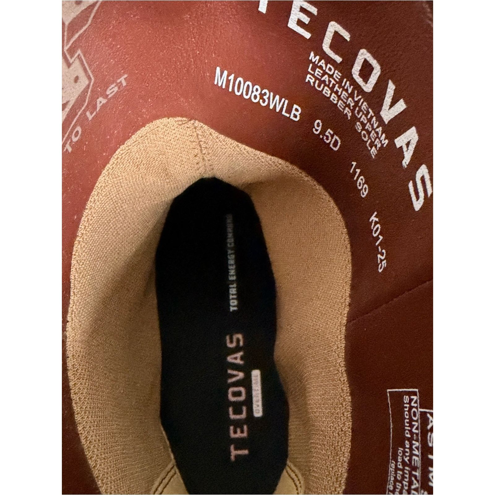 Tecovas Tecovas LongHaul WP Square Composite Toe Work Boots 9.5D Size US 9.5 / EU 42-43 - 6 Thumbnail