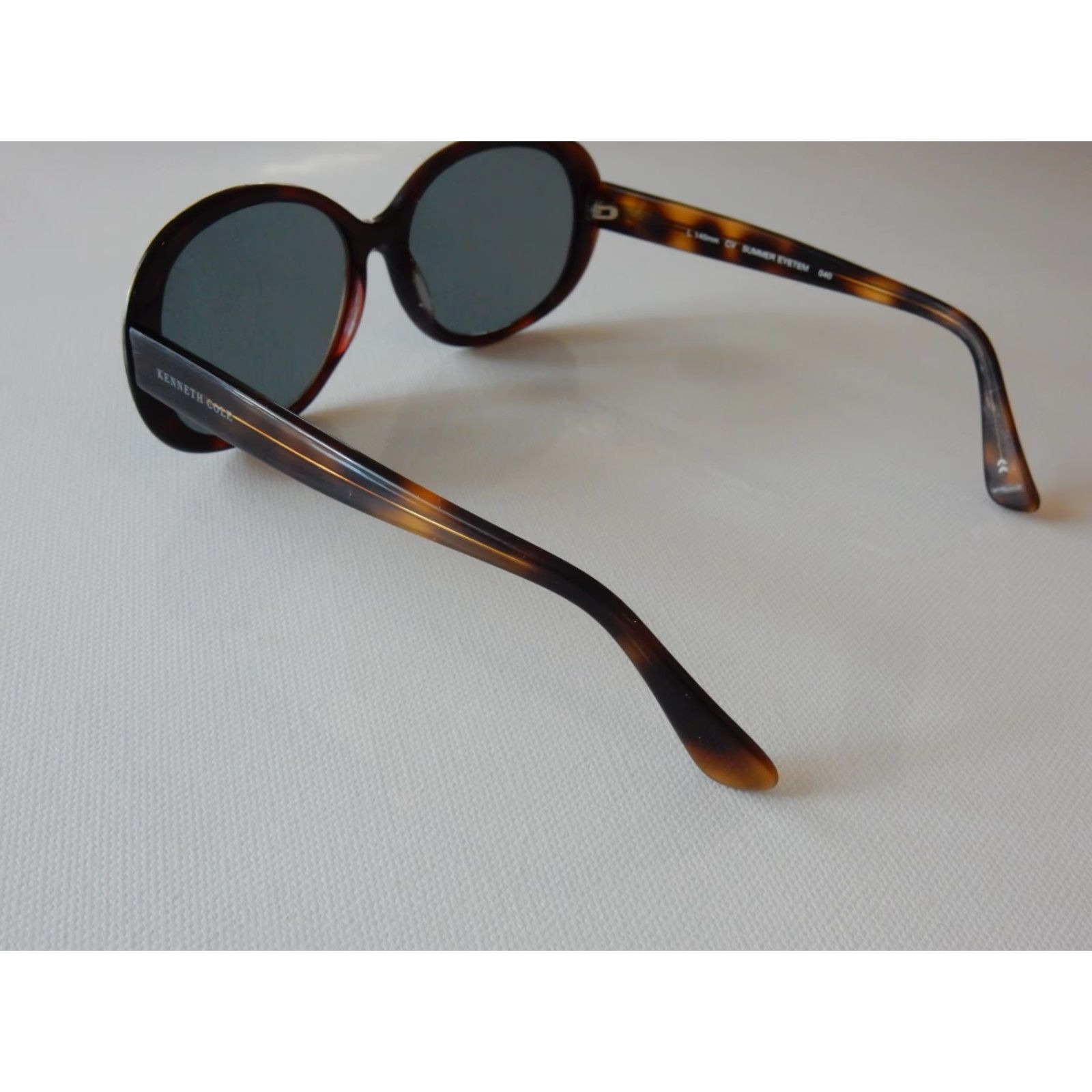 Kenneth Cole Kenneth Cole Sunglasses FRAMES ONLY Tortoise Womens Frames Only 040 140 Summer Eyetem Magnified Prescription Size ONE SIZE - 3 Thumbnail