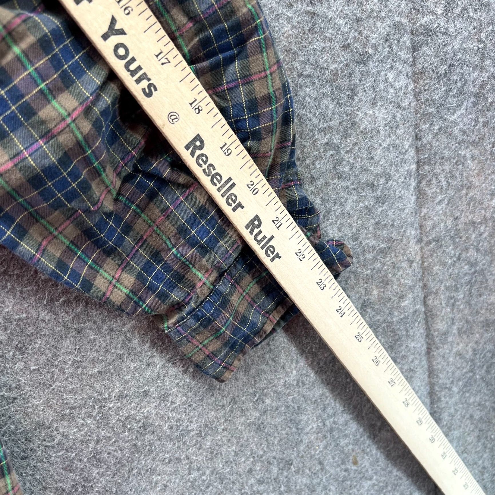 Ralph Lauren VINTAGE Ralph Lauren Shirt Mens L Brown Plaid Button-Down Classic Preppy Size US L / EU 52-54 / 3 - 6 Thumbnail