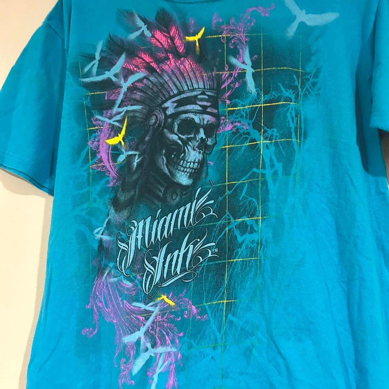 Other Y2K Miami Ink Shirt Size US M / EU 48-50 / 2 - 2 Thumbnail