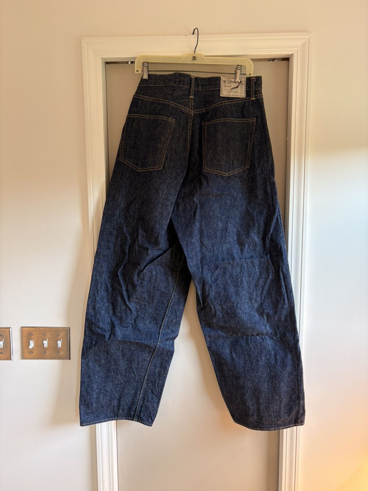 Evan Kinori X Orslow Wide Leg Selvedge Jean in Blue, Men's (Size 34) — image 5 of 6