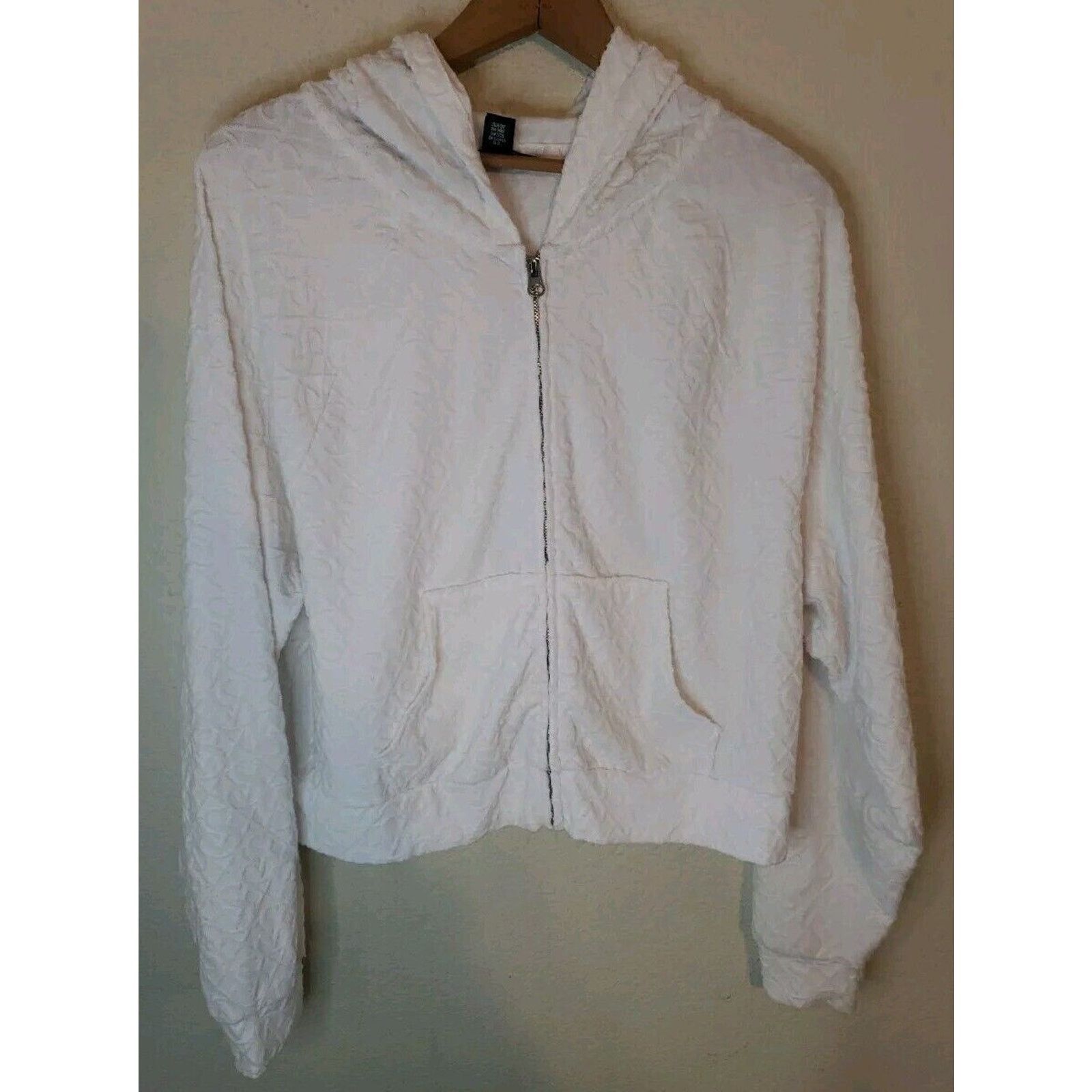 Victoria's Secret VICTORIA'S SECRET Zip Up Hooded Terry Sweater Womens Medium Size M / US 6-8 / IT 42-44 - 1 Thumbnail