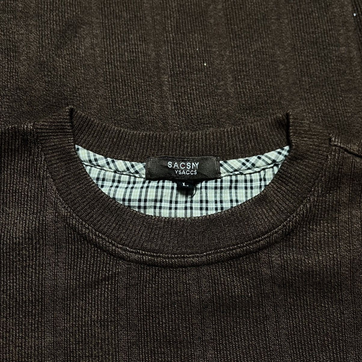 Yohji Yamamoto Sacsny Y’Saccs By Yohji Yamamoto Striped Sweaters Size US L / EU 52-54 / 3 - 6 Thumbnail