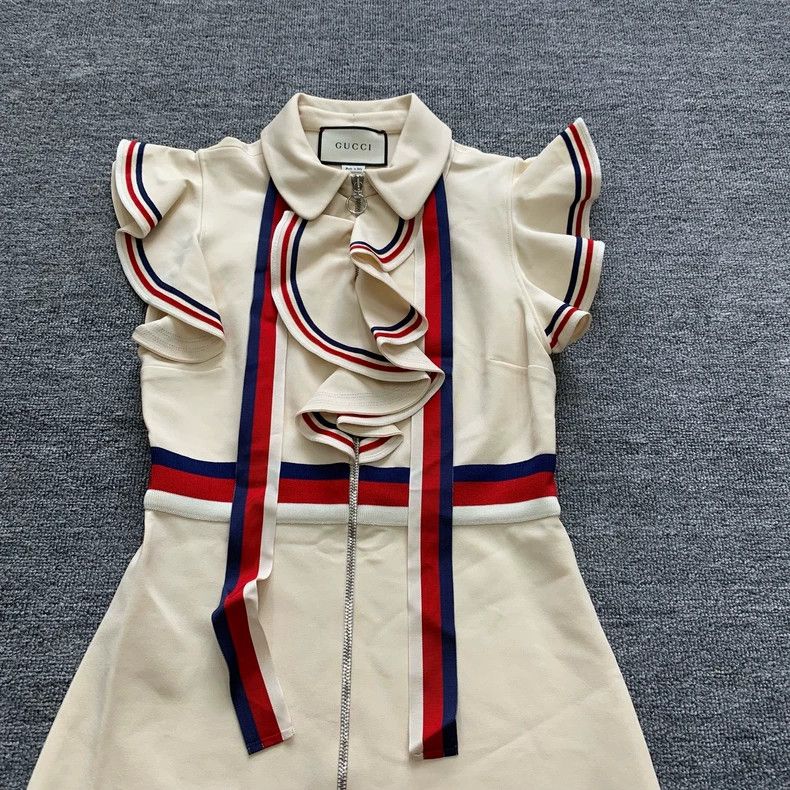 Gucci Gucci Bow ruffle dress Size S / US 4 / IT 40 - 8 Thumbnail