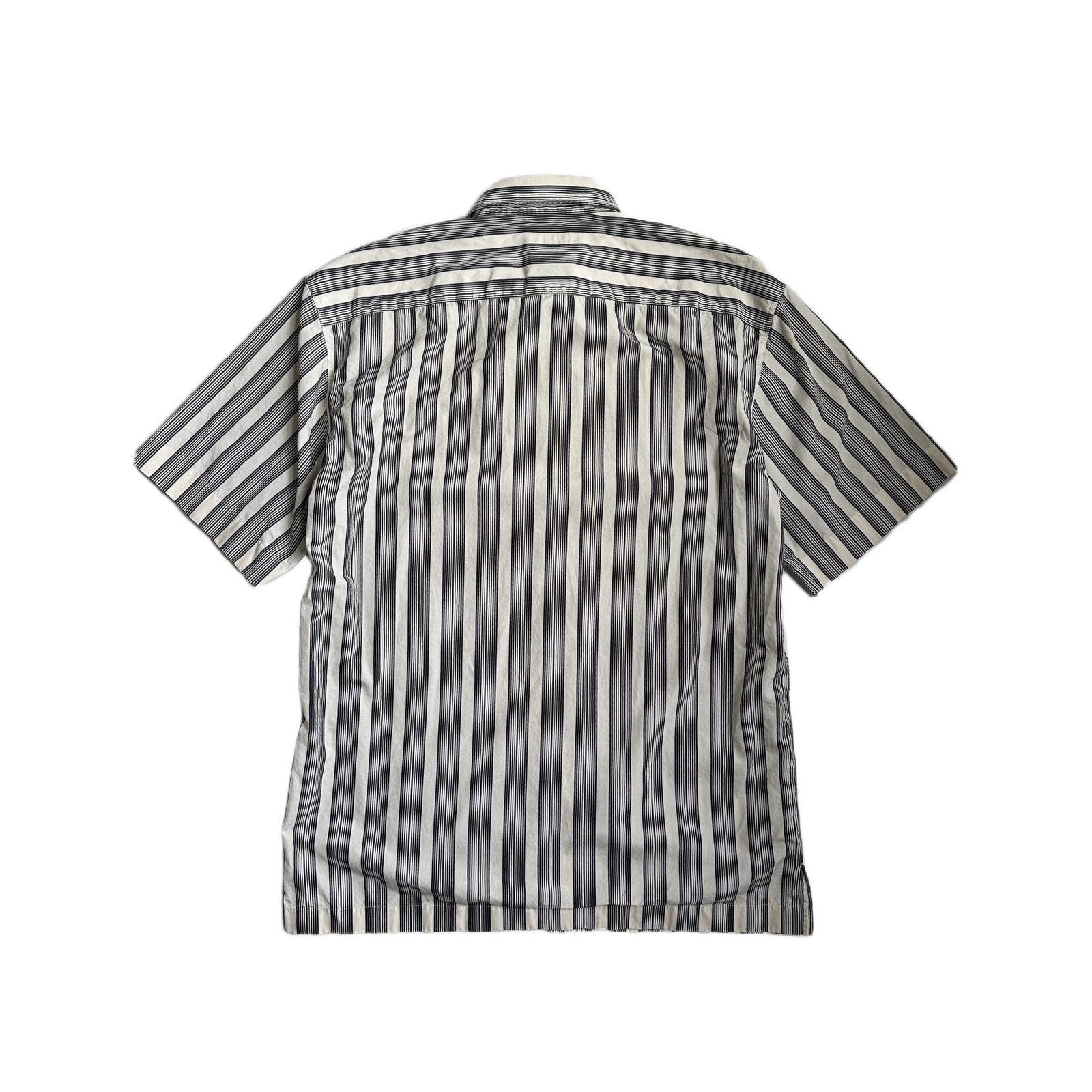 Dries Van Noten Dries Van Noten Striped Short Sleeve Button Up Shirt Size US M / EU 48-50 / 2 - 3 Thumbnail