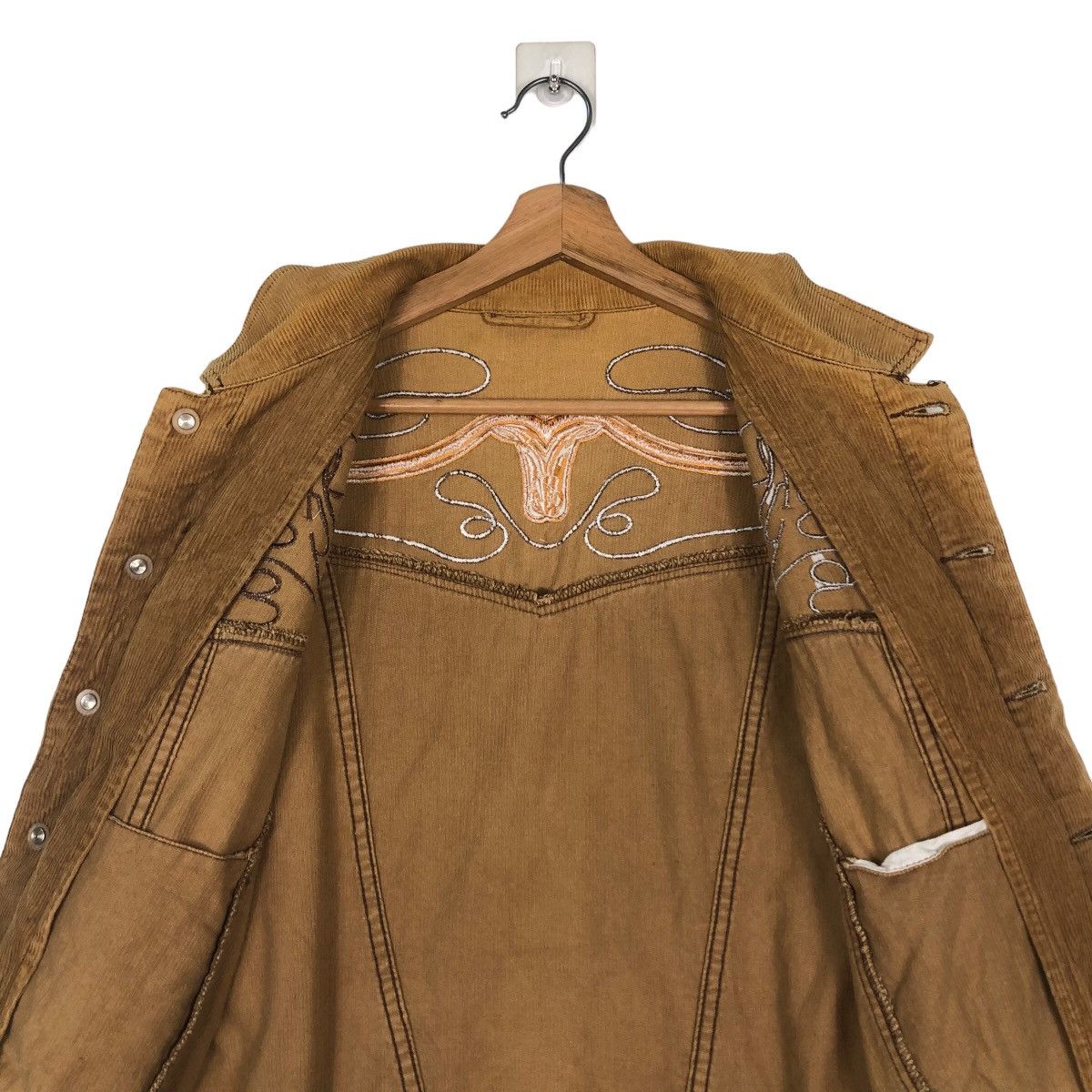 Japanese Brand 🔥Cropped Cowboy Jacket Corduroy Biker Wear Size US M / EU 48-50 / 2 - 14 Thumbnail