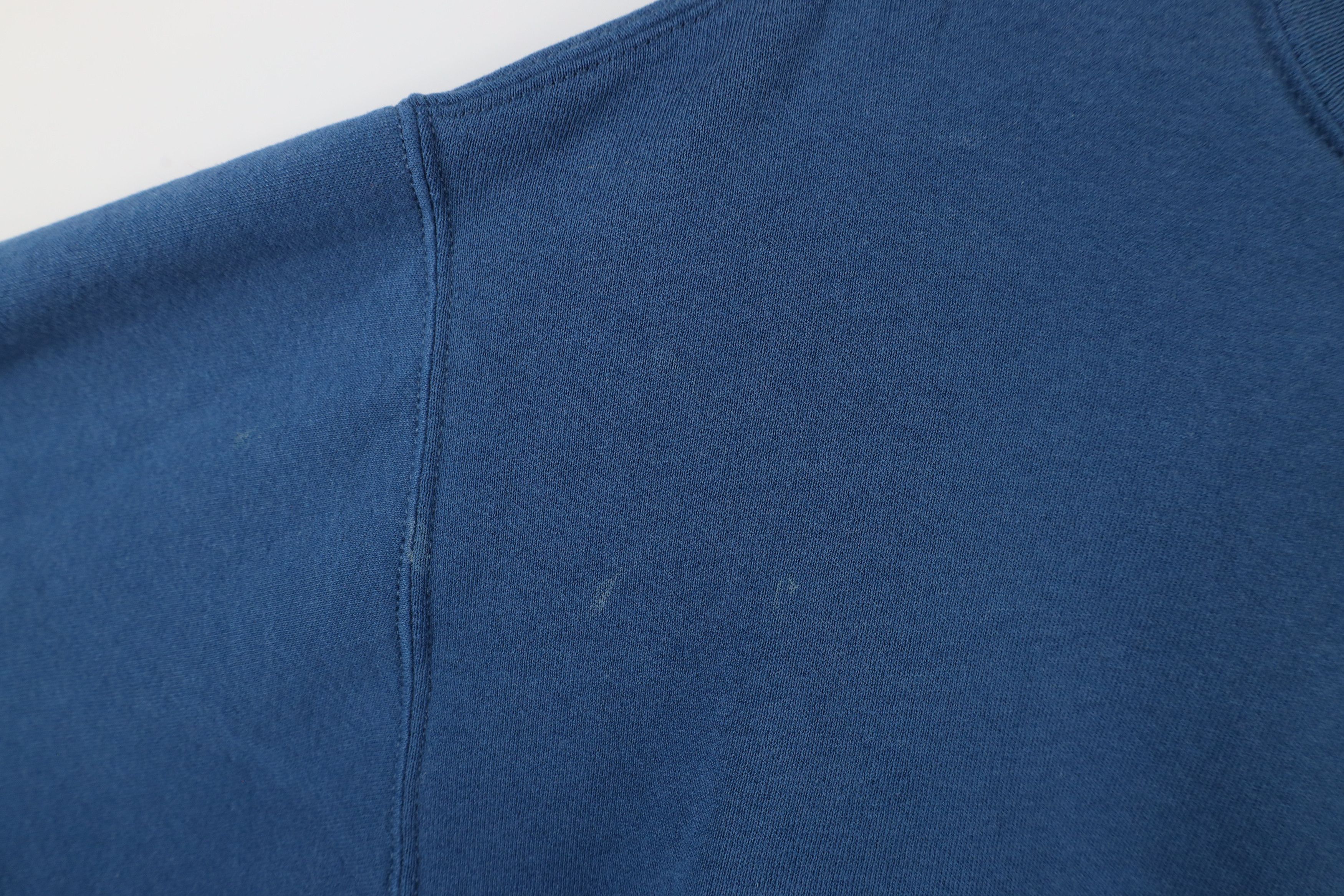 Vintage Vintage 90s Bike Blank Crewneck Sweatshirt Blue USA Size US M / EU 48-50 / 2 - 4 Thumbnail