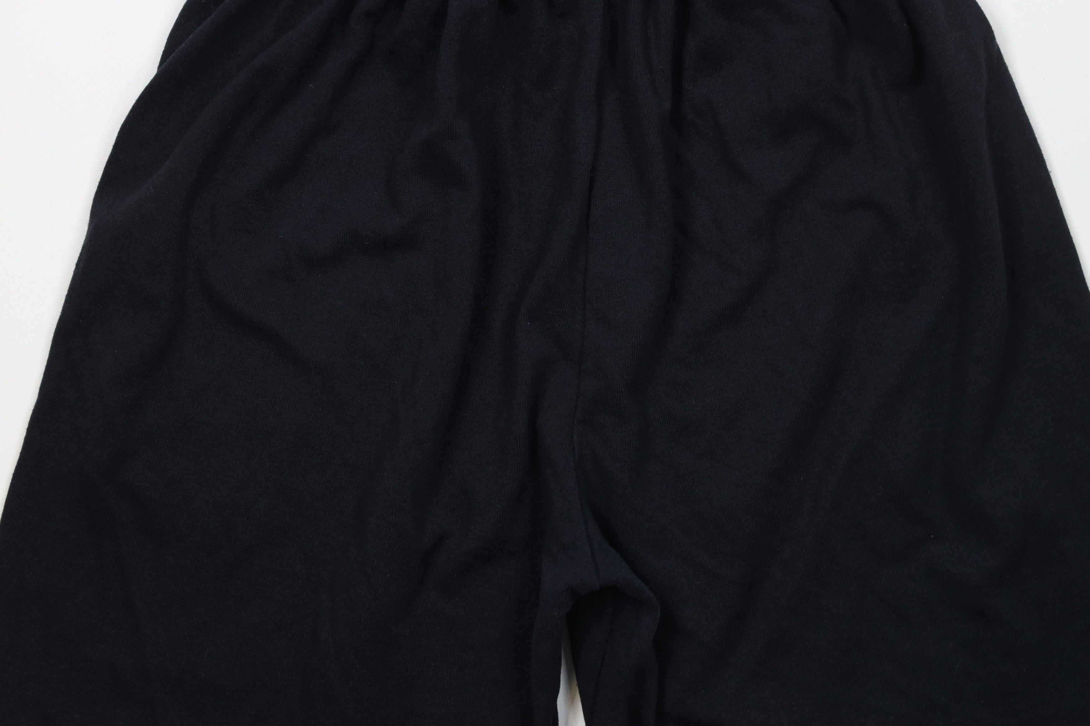 Champion × Vintage Vintage 90s Champion Spell Above Knee Shorts Black Cotton Size US 34 / EU 50 - 12 Thumbnail