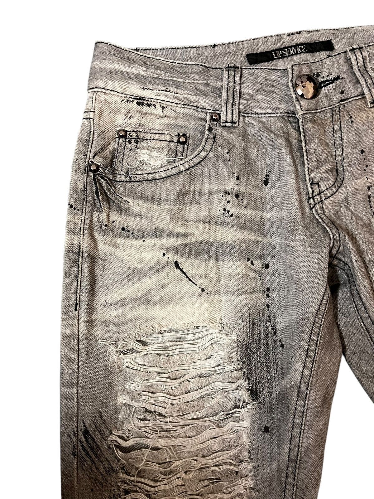 Japanese Brand Japanese Brand Lip Service Distressed Jeans Size US 30 / EU 46 - 5 Thumbnail