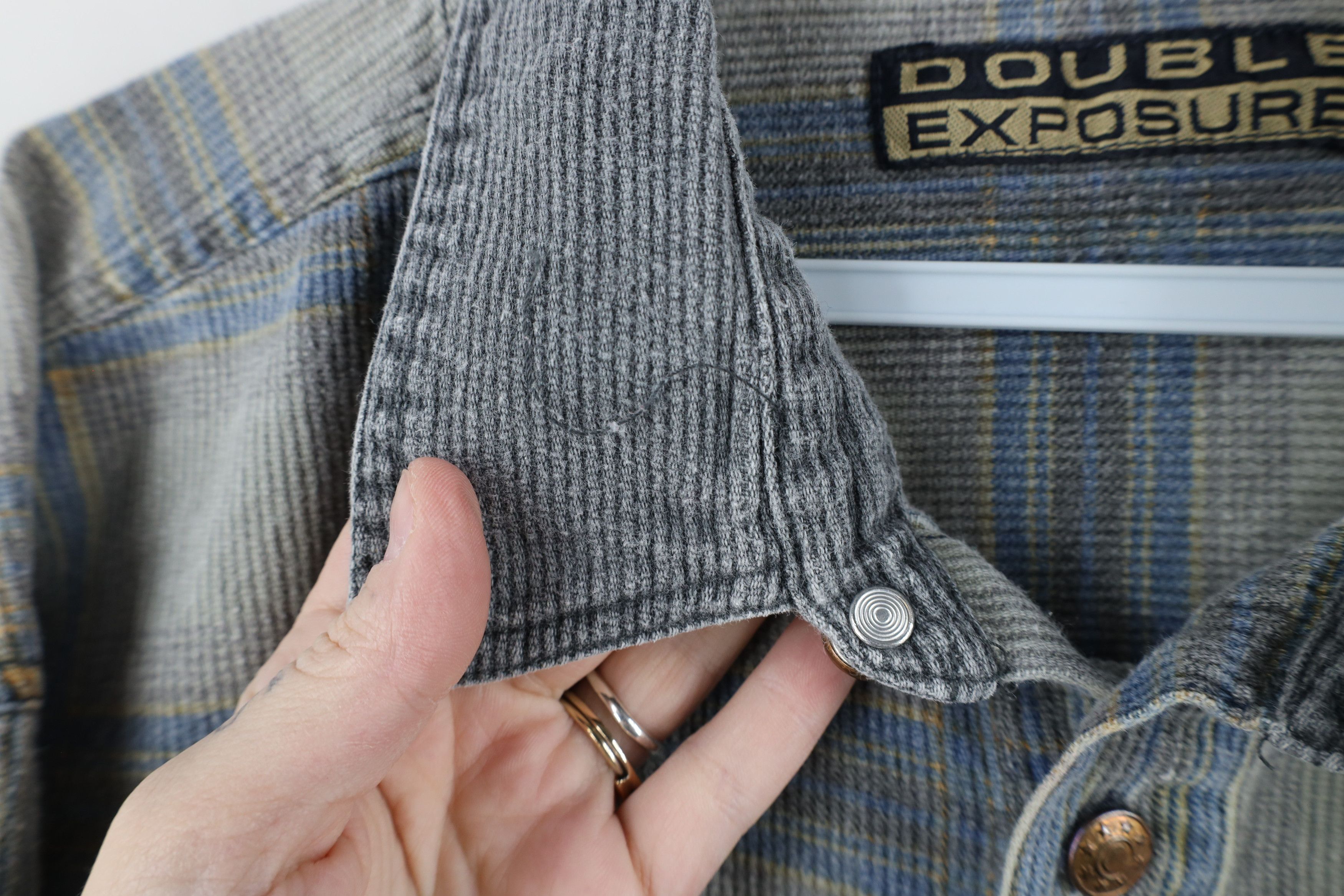 Vintage Vintage 90s Streetwear Collared Button Shirt Plaid Cotton Size US XL / EU 56 / 4 - 5 Thumbnail