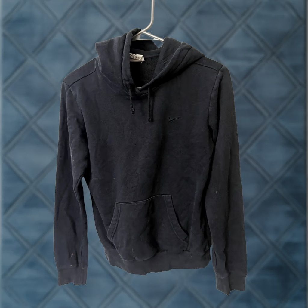Nike Nike Classic Swoosh Hoodie Sweatshirt Black White Women's Size Small 361107 Size S / US 4 / IT 40 - 1 Thumbnail
