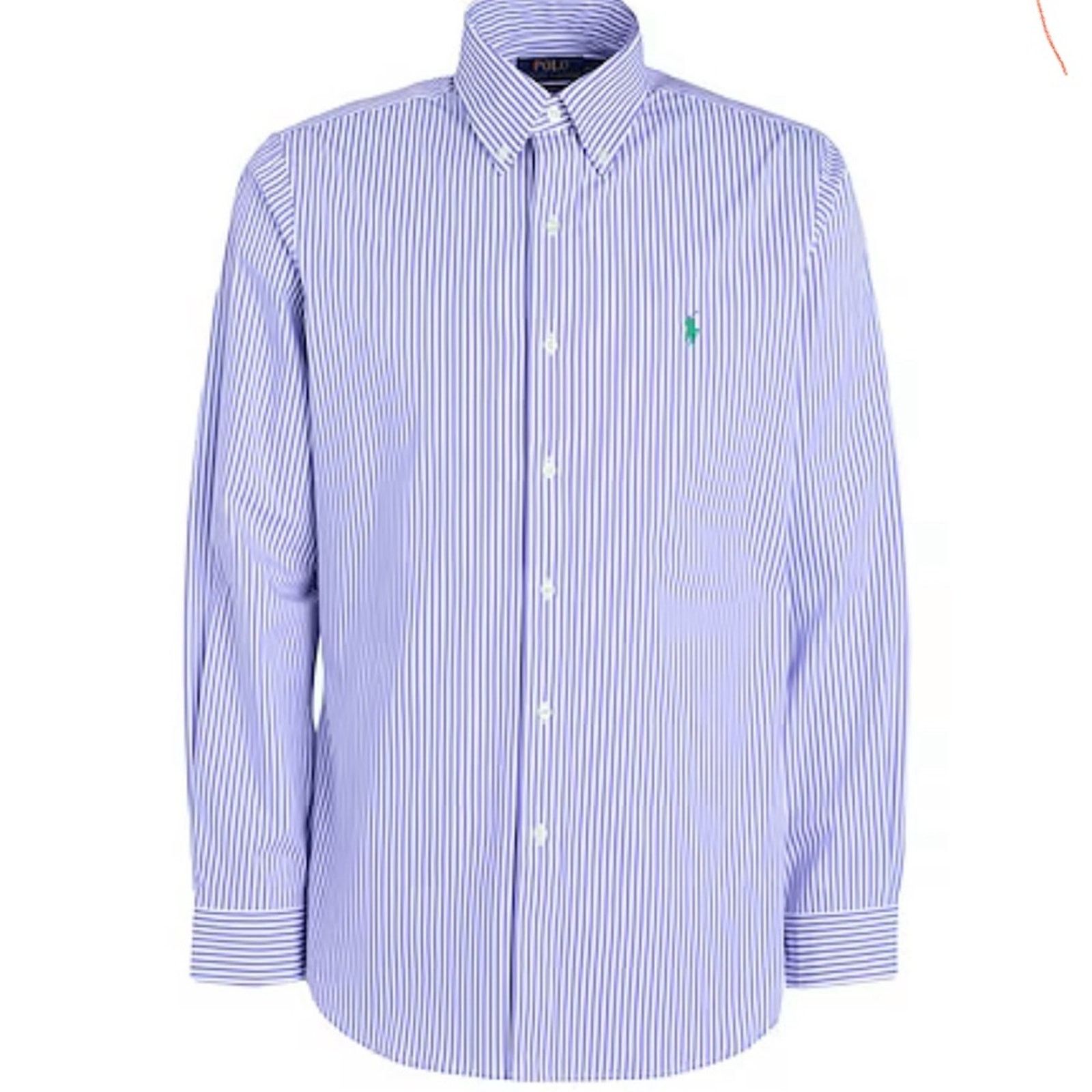 Ralph Lauren Ralph Lauren Custom Fit Oxford Purple White Striped Size US XXL / EU 58 / 5 - 5 Thumbnail