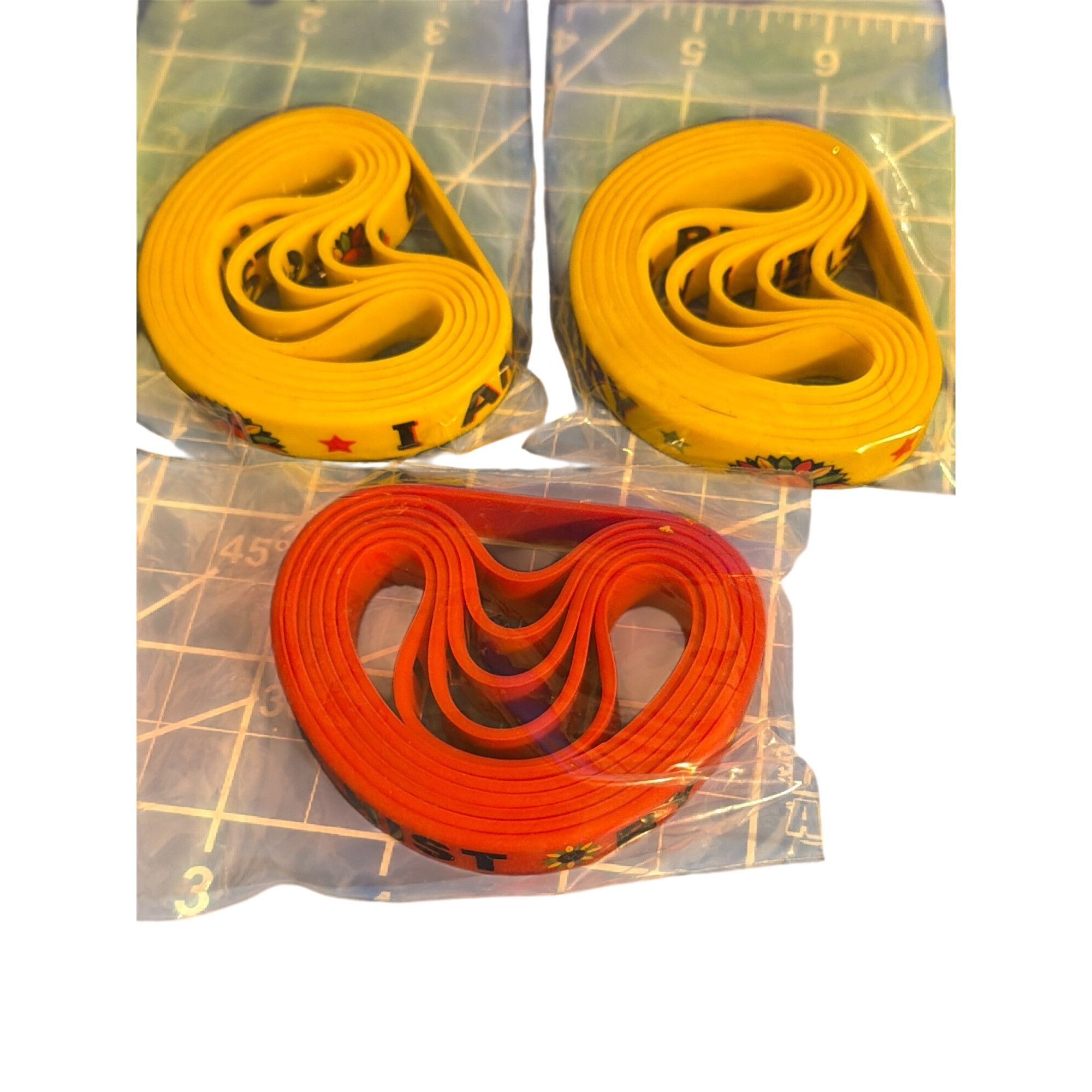 Other 18 Silicone Bracelets I Am Black History 12 Yellow 6 Red Ne Size ONE SIZE - 1 Thumbnail