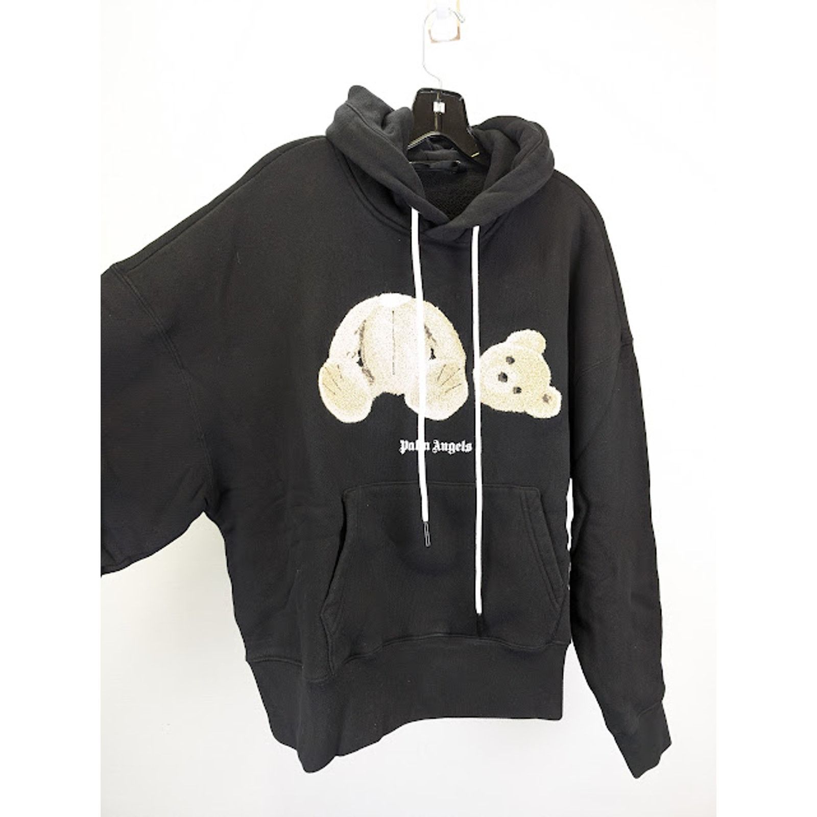 Palm Angels o1rshd1 Q:5 / PA Bear Hoody Hoodie in Black / Brown Size US L / EU 52-54 / 3 - 8 Thumbnail