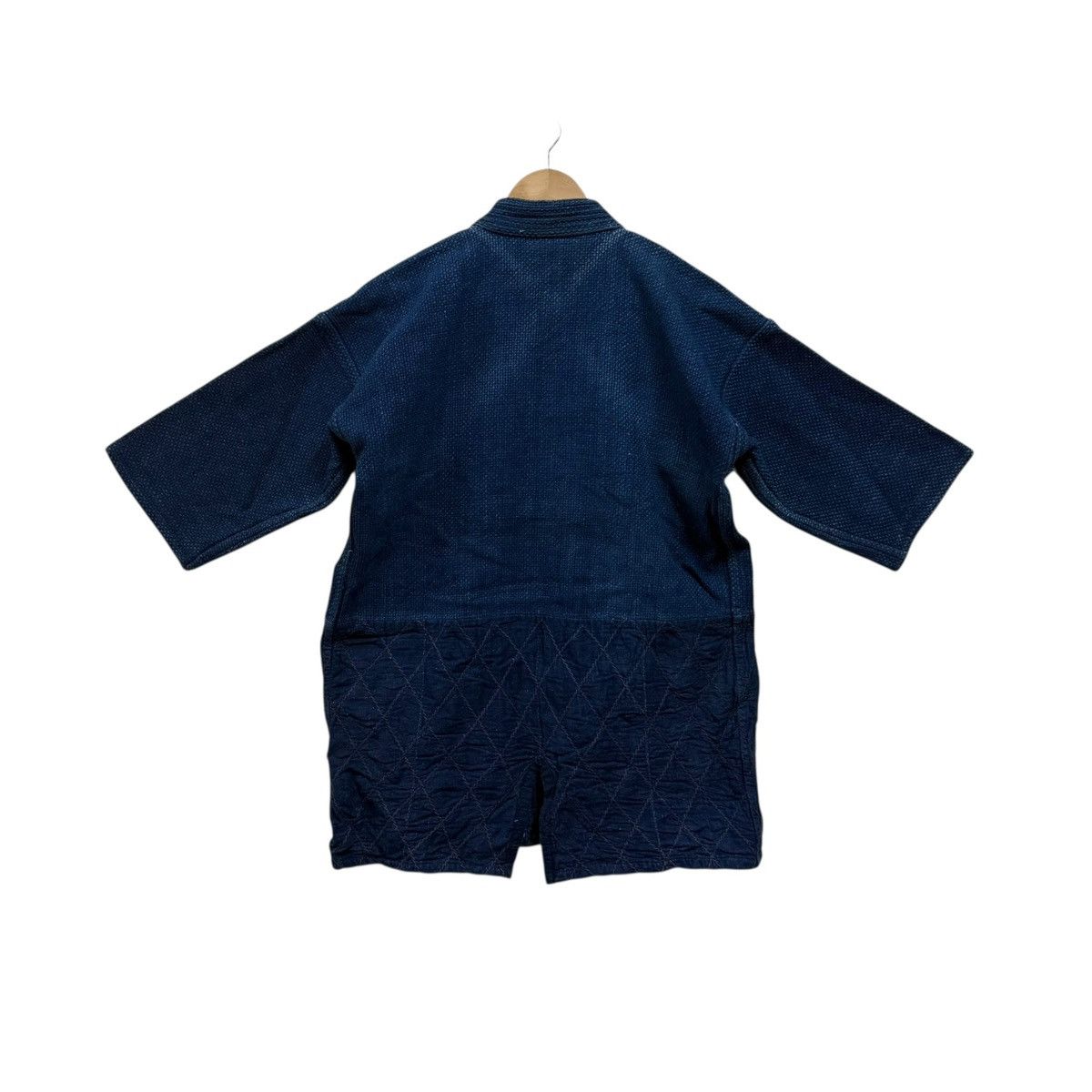 Japanese Brand Vintage Japanese Indigo Hanten Kimono Jacket Sashiko kendo Size US L / EU 52-54 / 3 - 2 Thumbnail
