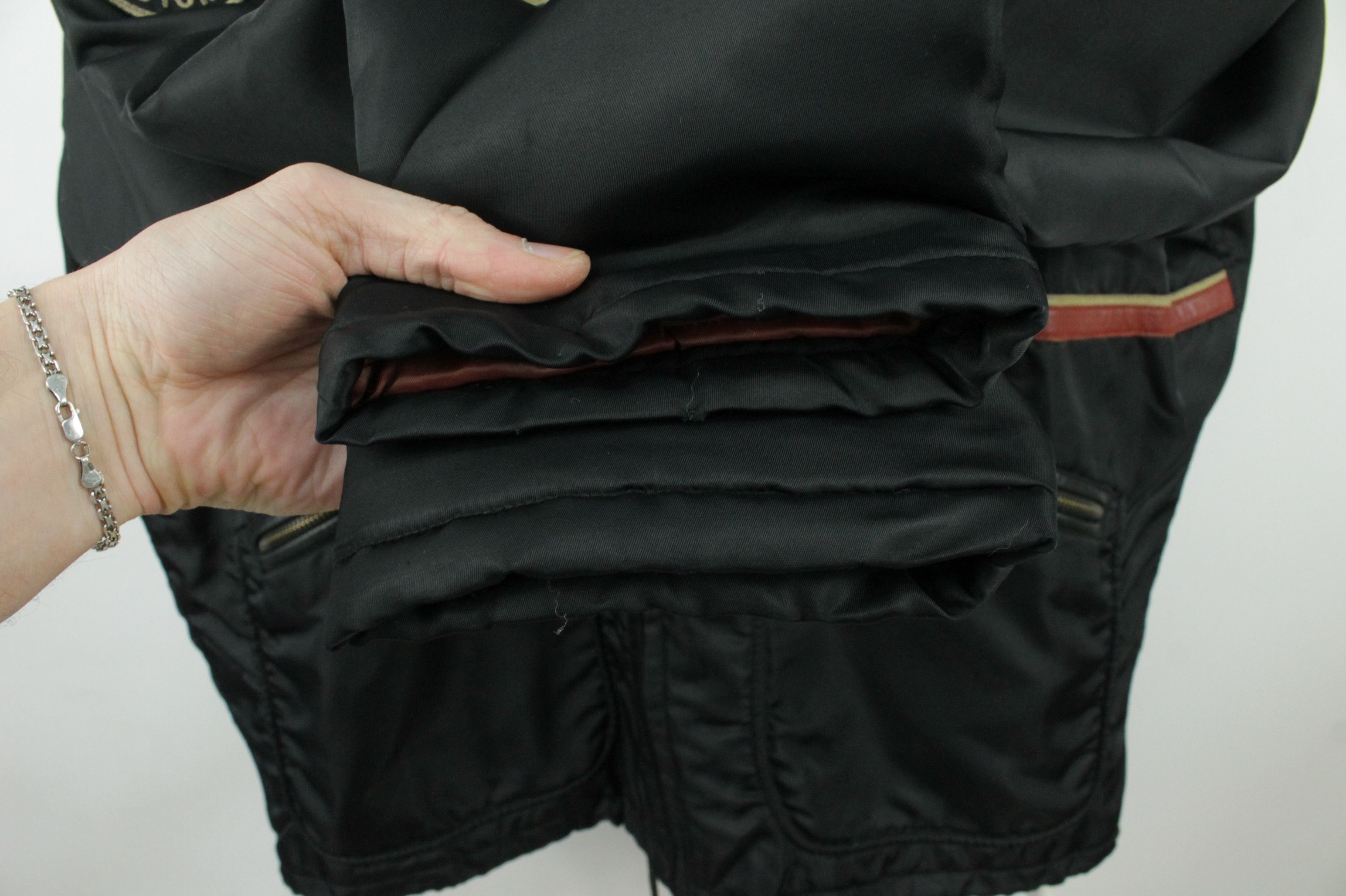 Other Vintage Redskins Motorsports Riders Nylon Leather Jacket Size US L / EU 52-54 / 3 - 6 Thumbnail